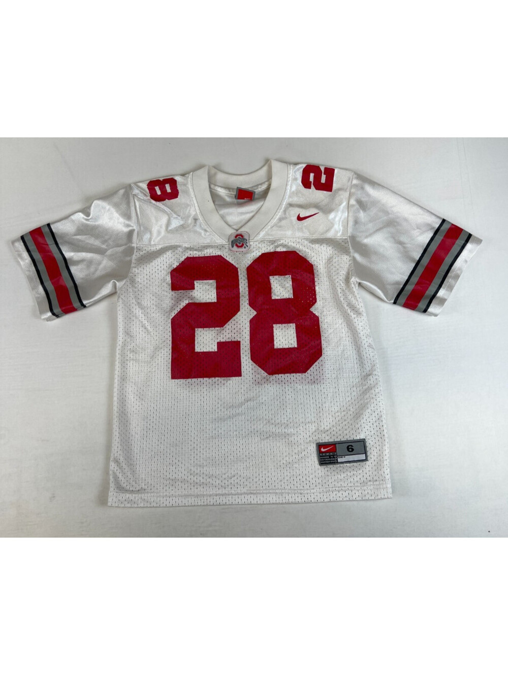 Vintage Nike Team Ohio State Buckeyes #28 Football Jersey Youth Size 6